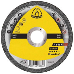 DISQUE TRONC. INOX MP 125x1.6x22mm A646R BTE 25