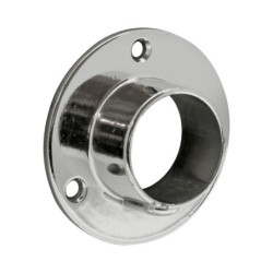 SUPPORT EXT.FERM.TUBE PENDERIE D19 CHROME SB2