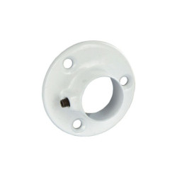 SUPPORT EXT.FERME TUBE PEND.D19 BLANC SB2
