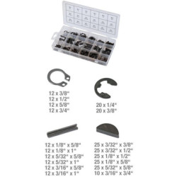 ASSORT KS TOOLS CLAV CIRCLIPS GOUPILLES BTE 295 P