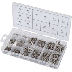 ASSORT KS TOOLS VIS ECROUS INOX M4-M6 BTE 475 P