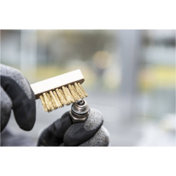 BROSSE BOUGIE INOX 3 Rgs