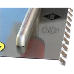 PEIGNE A COLLE RUBIFLEX 45° 28cm 12x12mm