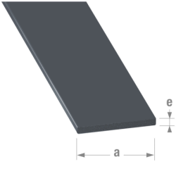Plat PVC Anthracite