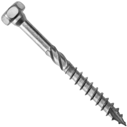 Vis Bois Filetage Partiel Tête Hexagonale