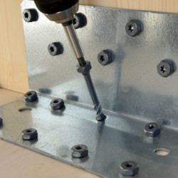 Vis Bois Filetage Partiel Tête Hexagonale