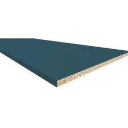 TABLETTE MELAMINE ECO BLEU ABYSSE 250X50 18mm