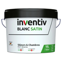 Peinture Blanche Inventiv Mur/Plafond Satin