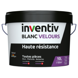 Peinture Crème Blanche Inventiv Mur/Plafond Velours