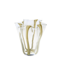 VASE ARUM VERT H18
