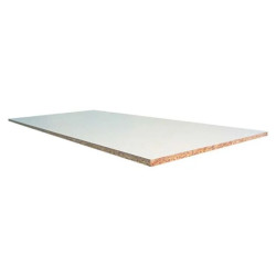 MELAMINE BLANC PREDOUP. 8mm 120x40cm