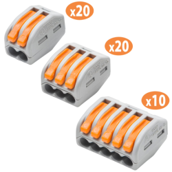 POT 50 BORNES WAGO S222 ASSORTIMENT
