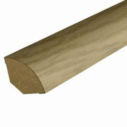 QUART ROND REVETU CHENE CERUSE 12mm 2m20