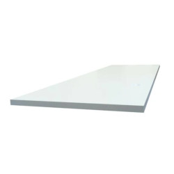 TABLETTE MELAMINEE BLANC 4 CHANTS 120x60cm 18mm