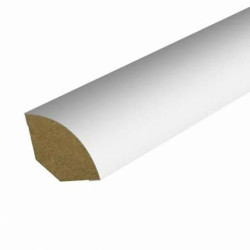 1/4 ROND REV. BLANC BRILLANT 12X12 2m20