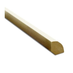 1/4 ROND MDF PREPEINT 15x15 2m20