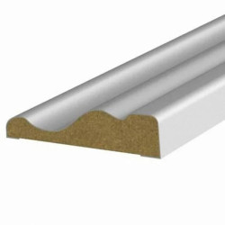 CHAMBRANLE REVETU PAPIER BLANC 220x40x9mm