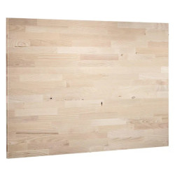 TABLETTE MASSIVE FRENE 120x30cm EP18mm