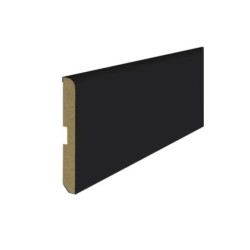 PLINTHE MEDIUM REVETUE NOIR 70x8 2m20