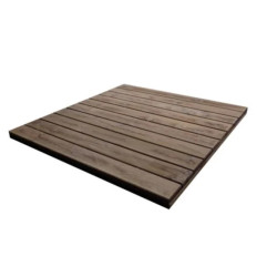 DALLE TERRASSE DOUGLAS 100x100cm CL3 MARRON