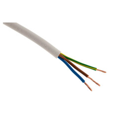 CABLE SOUPLE 3x1.5 BLANC 10m