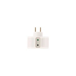 TRIPLITE 2X2P+T 2P 16/6A LATERALE BLANC
