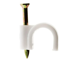 ATTACHE CABLE D8 BLANC SB20