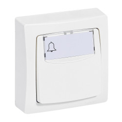 POUSSOIR SAILLIE PORTE ETIQ OTEO BLANC