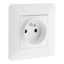 PRISE 2P+T ARTEZO 16A BLANC