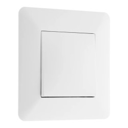 BOUTON POUSSOIR ARTEZO BLANC 10A
