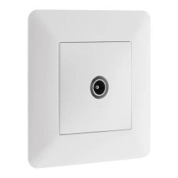 PRISE TV D.9.52MM ARTEZO BLANC