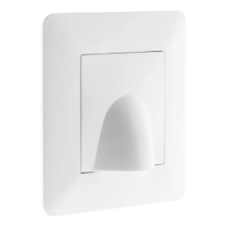 PLAQUE SORTIE DE CABLE 16A ARTEZO BLANC