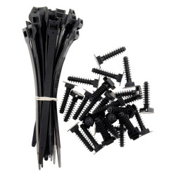 COLLIERS 9x180mm NOIR + EMBASES SB25