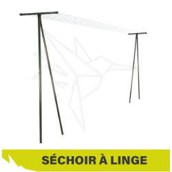 SECHOIR EXTERIEUR VERT + CORDE 40M