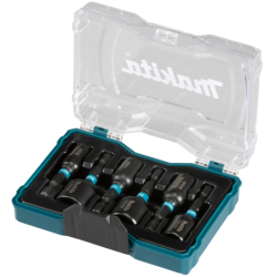 COFFRET 6 DOUILLES IMPACT MAKITA 6-7-8-10-12-13mm