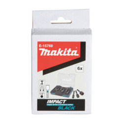 COFFRET 6 DOUILLES IMPACT MAKITA 6-7-8-10-12-13mm