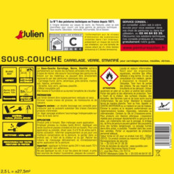 SOUS COUCHE VERRE STRATIFIE CARRELAGE 2.5L
