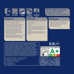 PEINTURE MÉTALLISÉE MULTISUPPORTS ARGENT 0,5 L