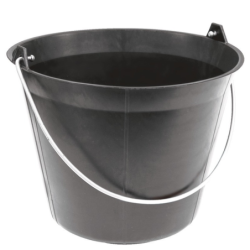 SEAU PLASTIQUE 11L NOIR