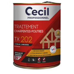 TRAITEMENT TX202 CHARPENTE POUTRE 5L