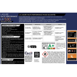 LASURE LX530 INCOLORE 1L