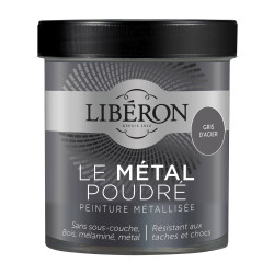 PEINTURE METAL POUDRE MAT ALUMINIUM 0.5L