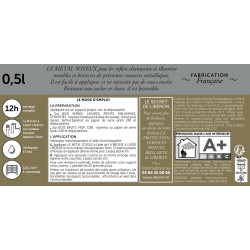 PEINTURE METAL SOYEUX SATIN ARGENT 0.5L