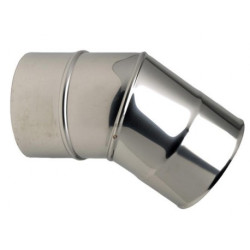 COUDE INOX 45' (BR) D139 2 PARTIES
