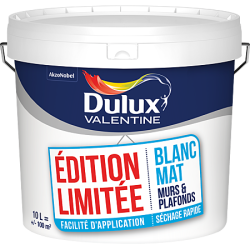 ACRYLIQUE MAT BLANC DULUX SERIE LIMITEE 10L