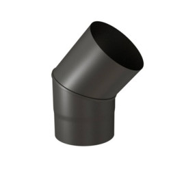 COUDE SANPLI BR 45° D180 NOIR MAT