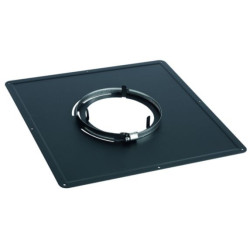 PLAQUE PROPRETE NOIR 40x40 D155