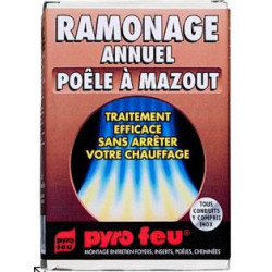RAMONAGE POELE MAZOUT ANNUEL 12x10gr