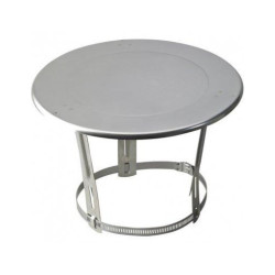 CHAPEAU TOIT PLAT INOX N1 80-125