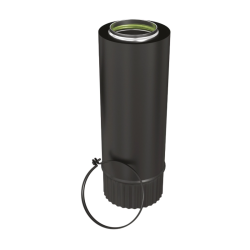 CONDUIT TELESCOP. BIOTEN D80-125 INOX/GALVA NOIR